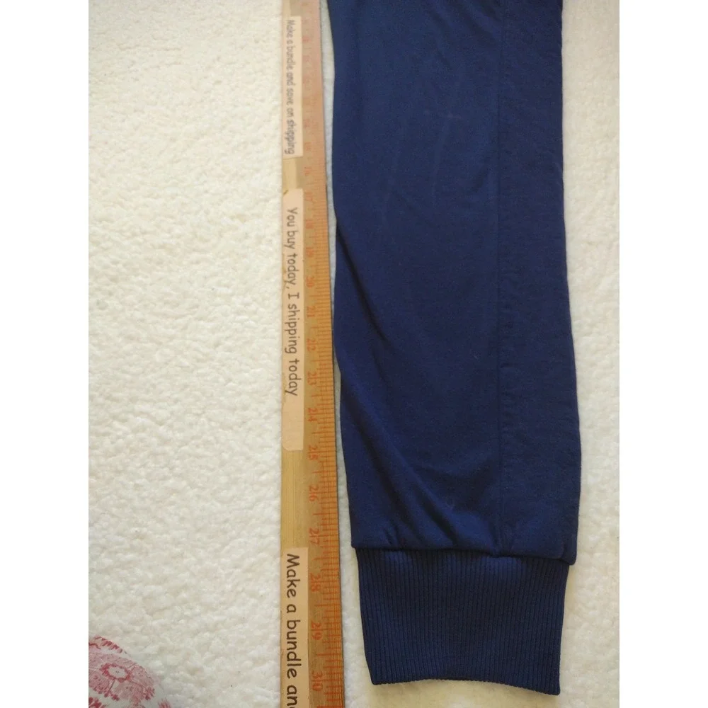 Vintage Nike Track Pants Mens Medium Blue 1980s 80s Athletic Break Dance‎ Lined